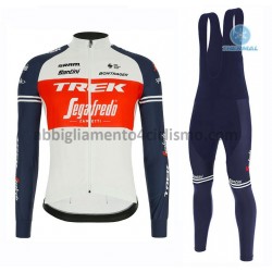 Invernale Completo Maglie e Calzamaglia con bretelle 2020 Trek Segafredo M001