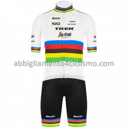 Completo Maglie e Salopette 2020 Trek-Segafredo UCI World Champion M001