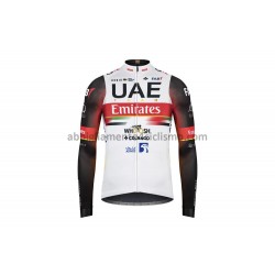 Maglia Ciclismo Maniche Lunghe 2021 UAE Team Emirates M002