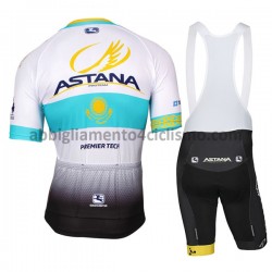 Donna Completo Maglie e Salopette 2017 Astana Pro Team M002