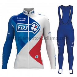 Donna Completo Maglie e Calzamaglia con bretelle 2017 FDJ M001