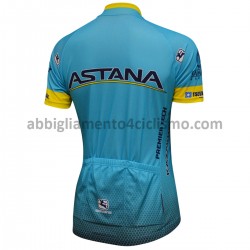 Donna Maglia Ciclismo Maniche Corte 2018 Astana Pro Team M001