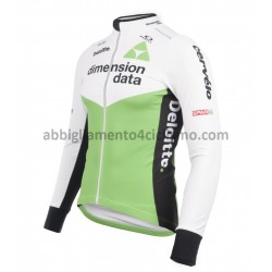 Donna Maglia Ciclismo Maniche Lunghe 2018 Dimension Data M001