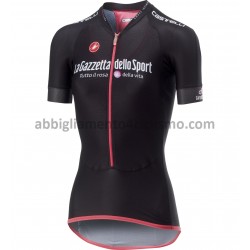 Donna Maglia Ciclismo Maniche Corte 2018 Giro d'Italia M001