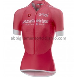 Donna Maglia Ciclismo Maniche Corte 2018 Giro d'Italia M002