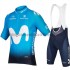 Donna Completo Maglie e Salopette 2018 Movistar Team M001