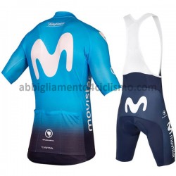 Donna Completo Maglie e Salopette 2018 Movistar Team M001