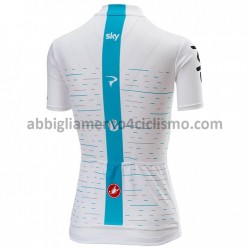 Donna Maglia Ciclismo Maniche Corte 2018 Team Sky M001