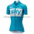 Donna Maglia Ciclismo Maniche Corte 2018 Team Sky M002