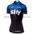 Donna Maglia Ciclismo Maniche Corte 2019 Team Sky M001